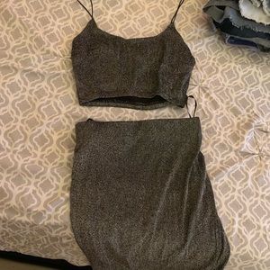 Skirt and matching crop